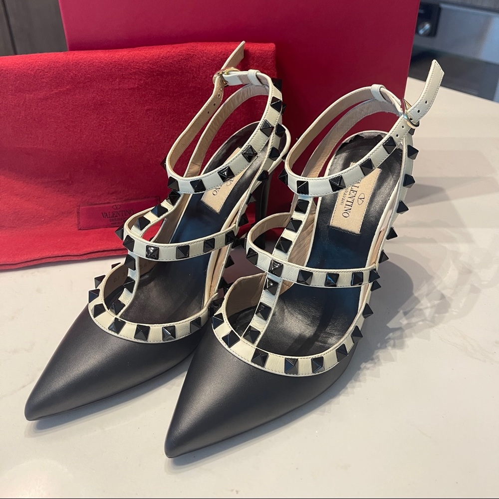 Valentino Rockstud Sling Backs